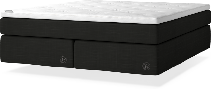 Cape Farewell Comfort - Kontinentalsäng, dubbelsäng med svävande utseende - Grå