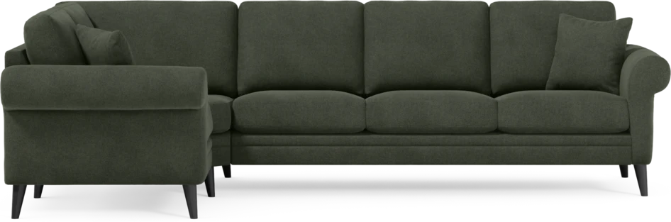 Eden - Hörnsoffa, 1+3-sits - Grön