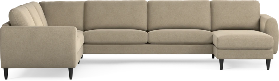 Bridge - Hörnsoffa, 2+3-sits med schäslong höger - Beige