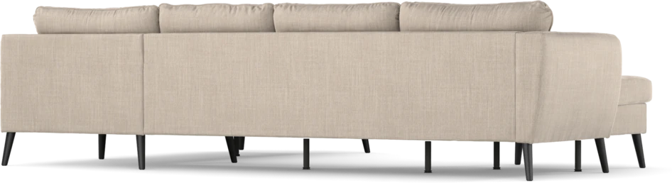 County - Hörnsoffa, 3+2-sits med schäslong vänster - Beige