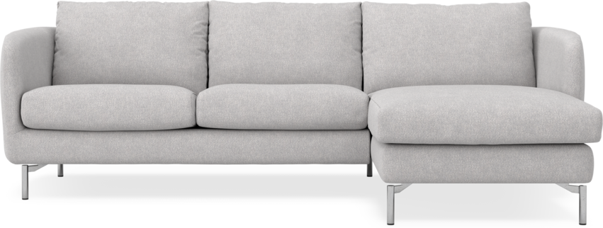 Madison Lux - 2-sits soffa med schäslong höger - Grå
