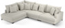 Rossi - 3-sits soffa med divan vänster - Vit