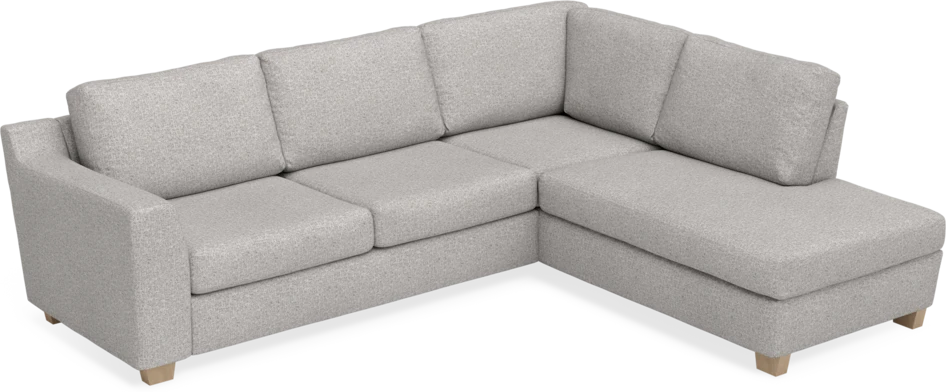 Friday - 2,5-sits soffa med divan höger - Vit