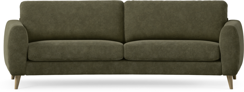 Bridge - 3-sits soffa svängd - Grön