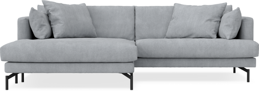 Harper - 4-sits med schäslong XL vänster - Grå