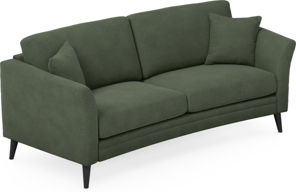 Eden - 2,5-sits soffa svängd - Grön
