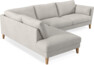 Winston - 3-sits soffa med divan vänster - Beige