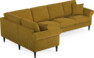 Eden - Hörnsoffa, 1+3-sits - Gul