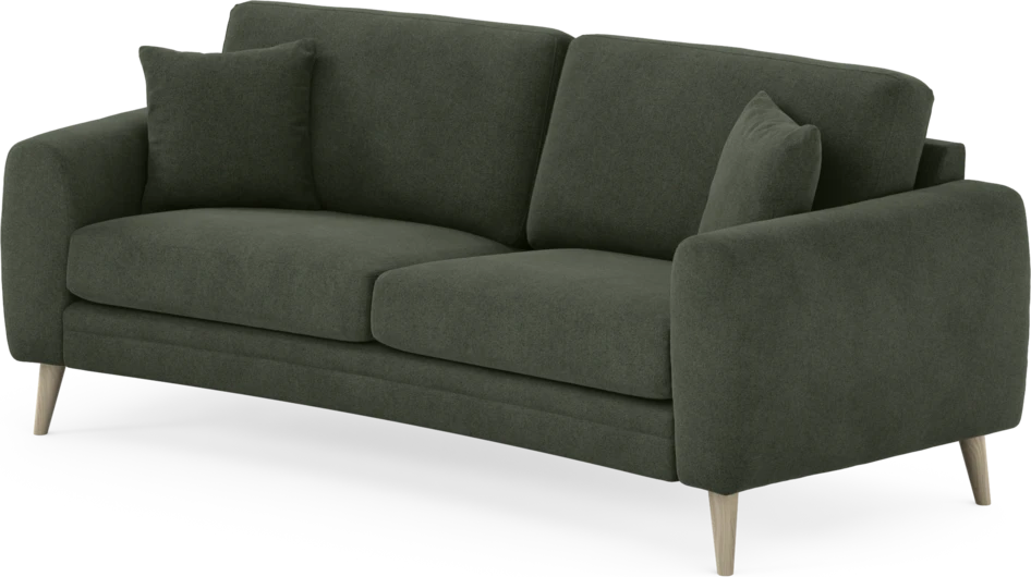 Eden - 2,5-sits soffa svängd - Grön