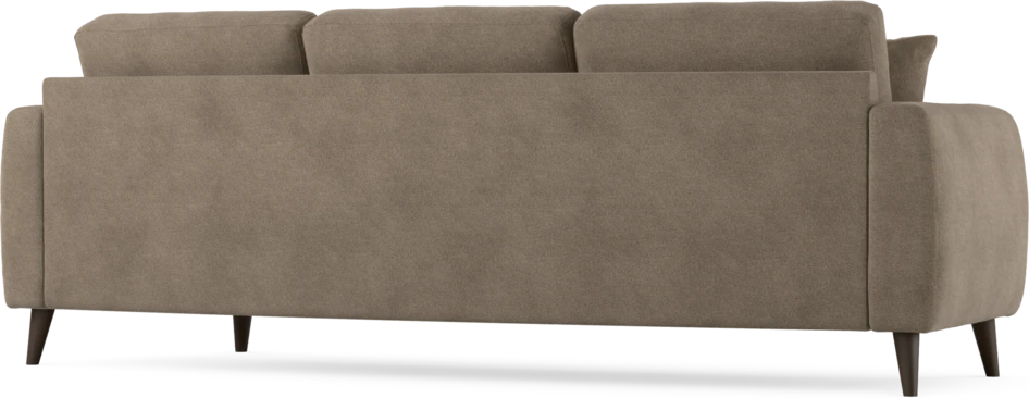 Eden - 3-sits soffa svängd - Brun