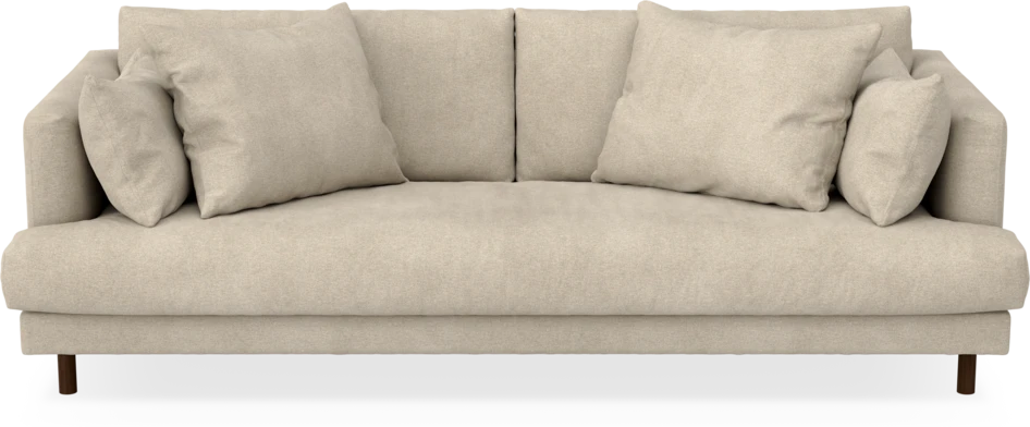 Harper - 3-sits soffa, hel dyna - Beige