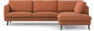 Madison Lux - 3-sits soffa med divan höger - Orange