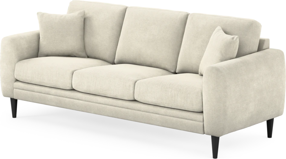 Eden - 3-sits soffa - Vit
