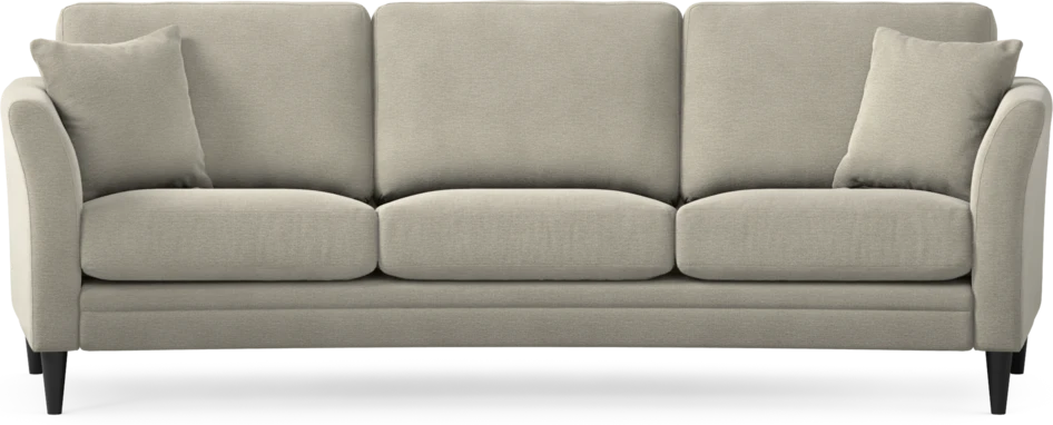 Eden - 3-sits soffa svängd - Brun