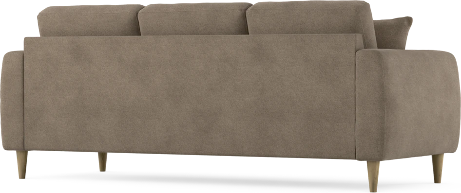 Eden - 3-sits soffa - Brun