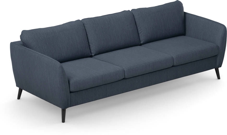 County - 3-sits soffa - Blå