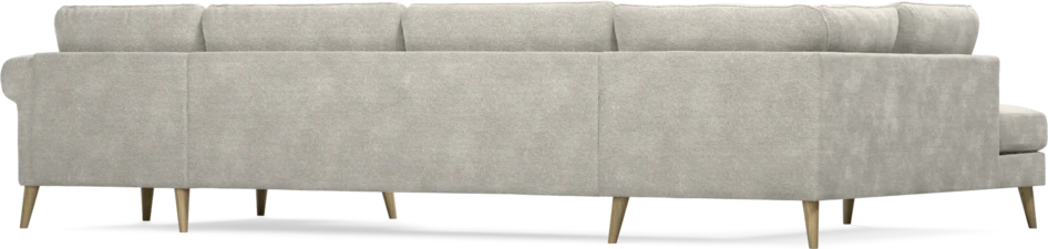 Bridge - 3-sits soffa med divan vänster och schäslong höger - Grå