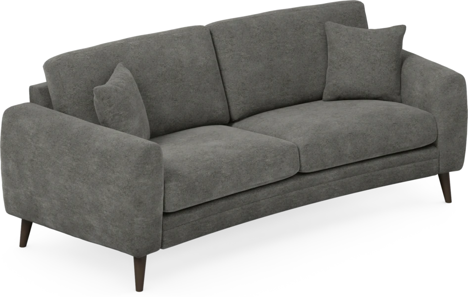 Eden - 2,5-sits soffa svängd - Grå