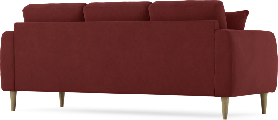 Eden - 3-sits soffa - Röd