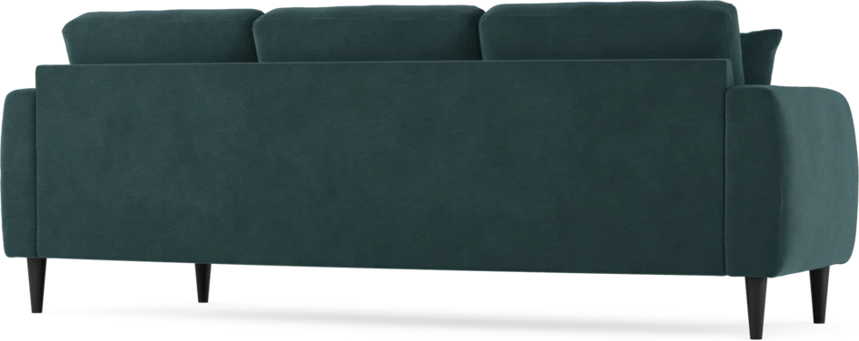 Eden - 3-sits soffa svängd - Blå