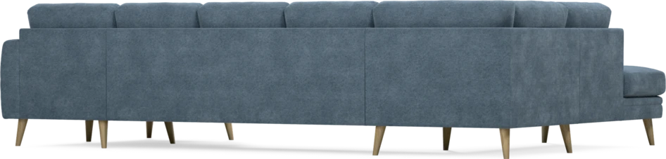Eden - 3-sits soffa med divan vänster och schäslong höger - Blå