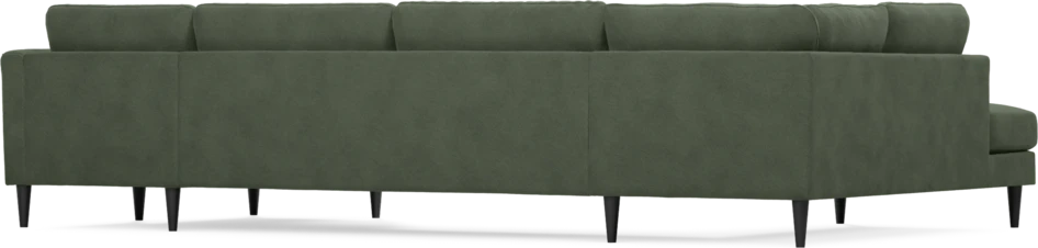 Bridge - 3-sits soffa med divan vänster och schäslong höger - Grön