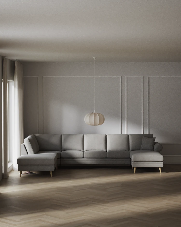 Eden - 3-sits soffa med divan vänster och schäslong höger - inspiration
