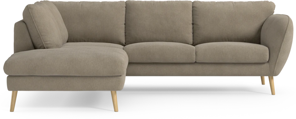 Madison Lux - 2-sits soffa med divan vänster - Beige