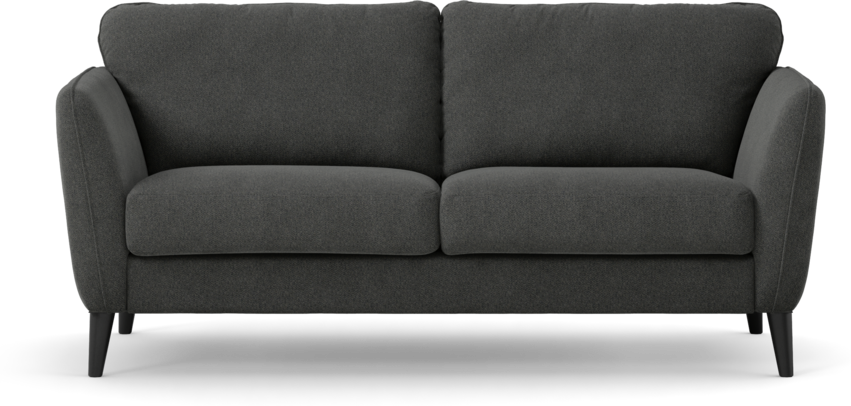 Bridge - 2-sits soffa - Svart