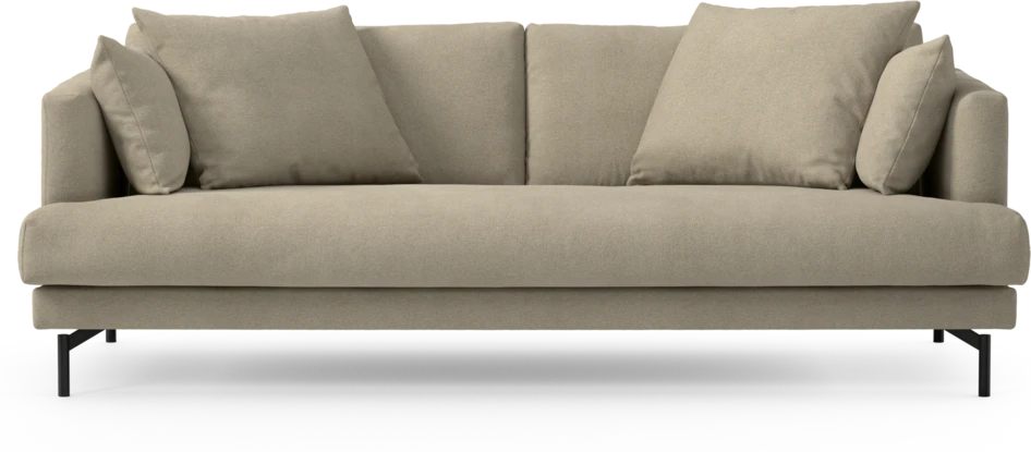 Harper - 3-sits soffa, hel dyna - Beige