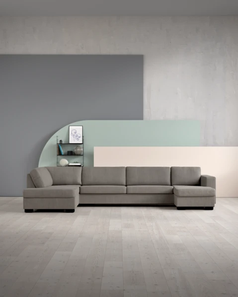 Nevada, 4-sits soffa med divan vänster och schäslong höger