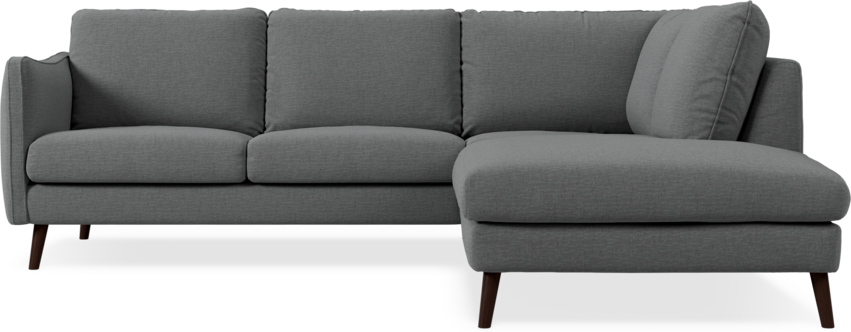 Madison - 2-sits soffa med divan höger - Grå