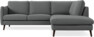 Madison - 2-sits soffa med divan höger - Grå