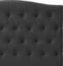 Delux Välvd - Sänggavel, 90-210 cm - Grå