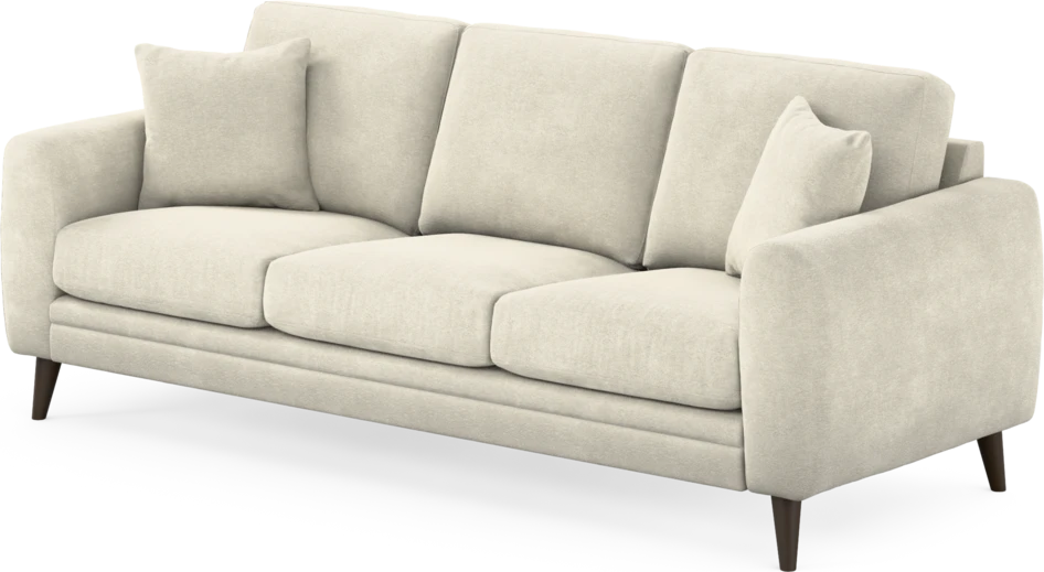 Eden - 3-sits soffa - Vit