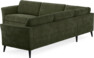 Bridge - Hörnsoffa, 3+3-sits - Grön