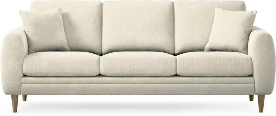 Eden - 3-sits soffa - Vit