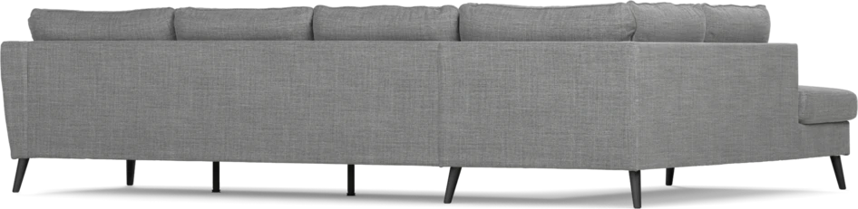 County - 3-sits soffa med divan vänster - Grå