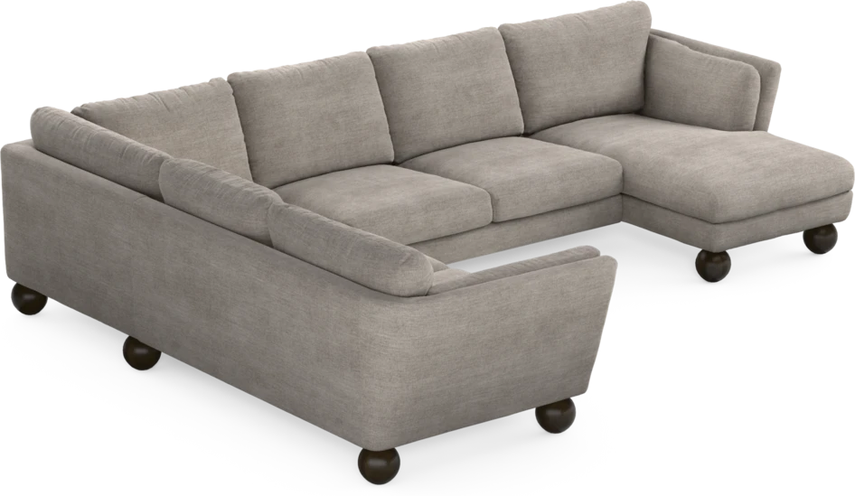 Madison Lux - Hörnsoffa med schäslong höger - Beige