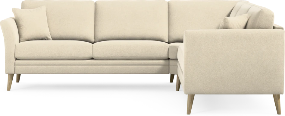 Eden - Hörnsoffa, 2,5+2,5-sits - Beige