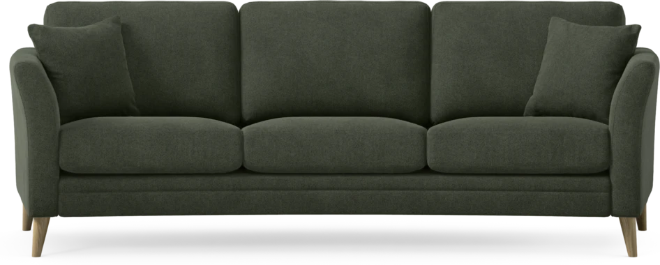Eden - 3-sits soffa svängd - Grön