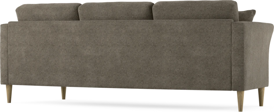 Eden - 3-sits soffa svängd - Brun