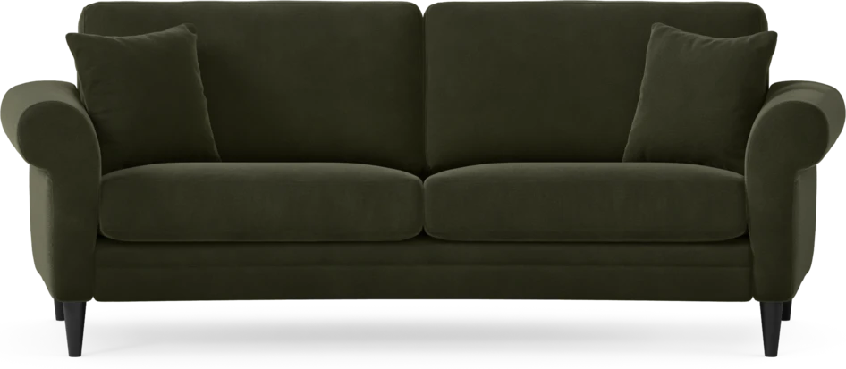 Eden - 2,5-sits soffa svängd - Grön