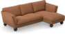 Madison - 2-sits soffa med schäslong höger - Orange