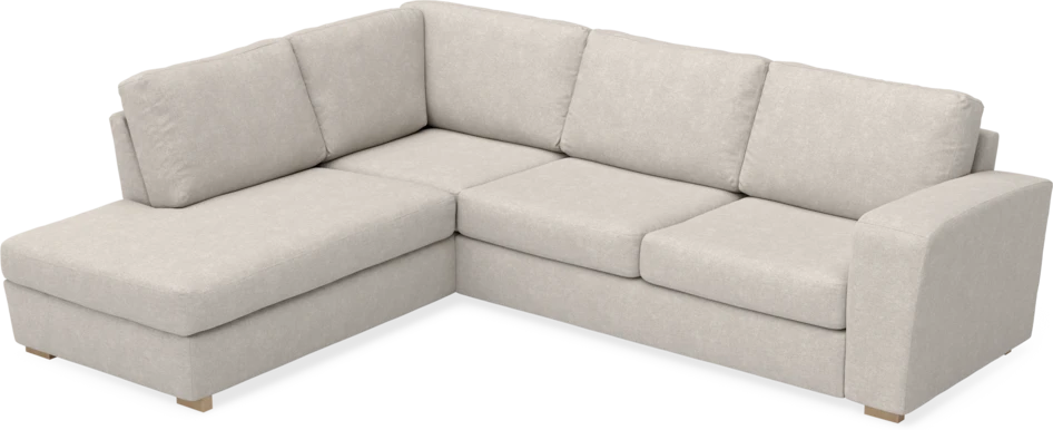 Friday - 2,5-sits soffa med divan vänster - Grå