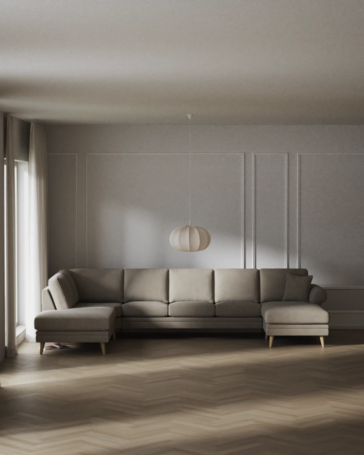Eden - 3-sits soffa med divan vänster och schäslong höger - inspiration