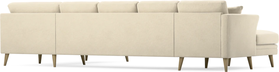 Eden - 3-sits soffa med schäslong vänster och divan höger - Beige
