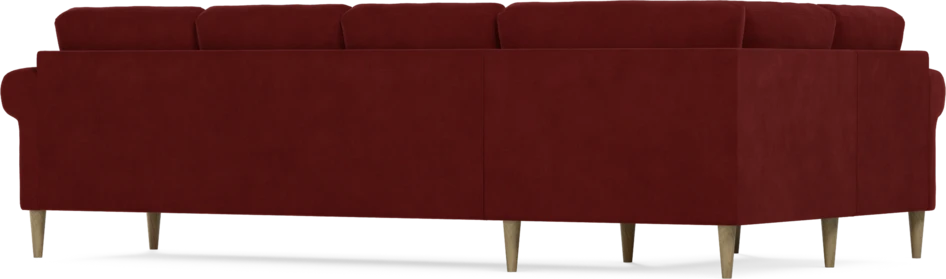 Eden - Hörnsoffa, 1+3-sits - Röd