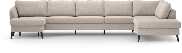 County, 4-sits soffa med schäslong vänster och divan höger