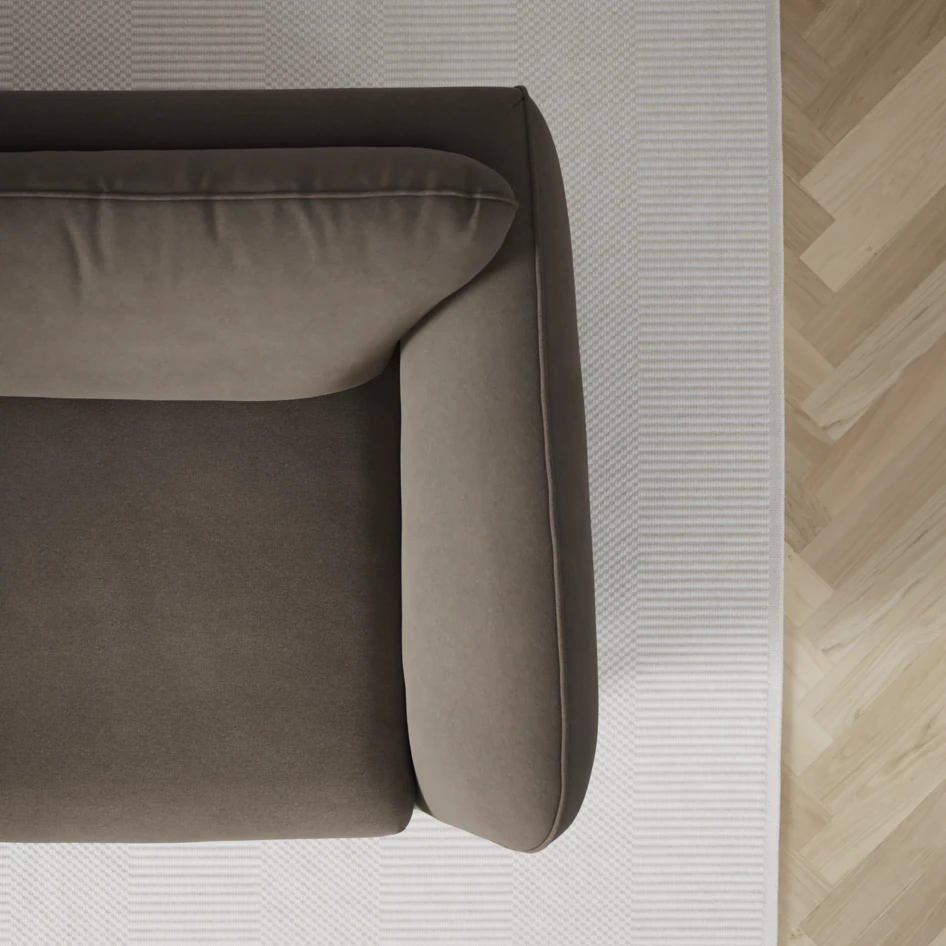Madison Lux - 2-sits soffa med divan vänster och schäslong höger - Beige